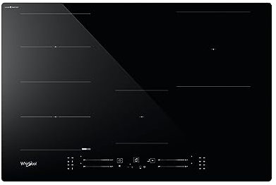 Whirlpool WF S7977 CPNE Nero da Incasso 77 cm Piano Cottura a induzione 4 Fornello(i)