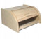 DANI-DREW Brotkasten aus Buchenholz 40x29x18 cm, Rollbrotkasten, Brotkiste mit Roll-Deckel, Küche Brotbox, Brotbehälter (Natur - Unlackiert)