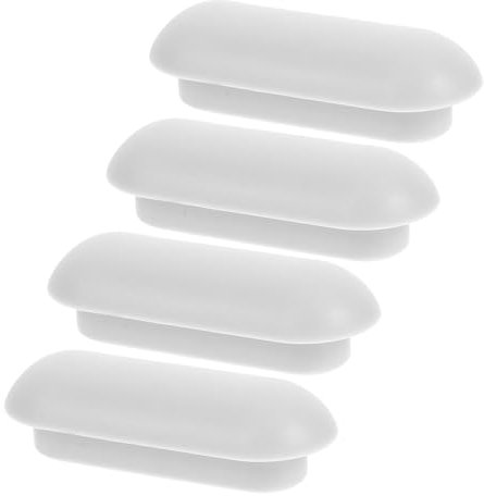 WOONEKY 4stücke Wc Stoßstange Toilettensitz-ersatzpads Silikonpuffer Toilettensitz-teile Anti-rutsch-design Badezimmer-accessoire Einfache Installation Ersatzset Für Wc-sitze
