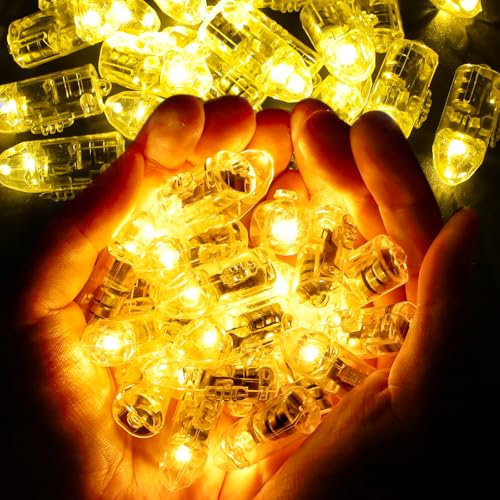 Indrnif 30PCS LED Ballon Lichter,Mini LED-Ballons Lichter Wasserdicht Beleuchtung,LED Lampions Licht Luftballon Lichter,Papier Lampions LED Ballonlichter für Hochzeit, Weihnachten, Party(Warmweiß)