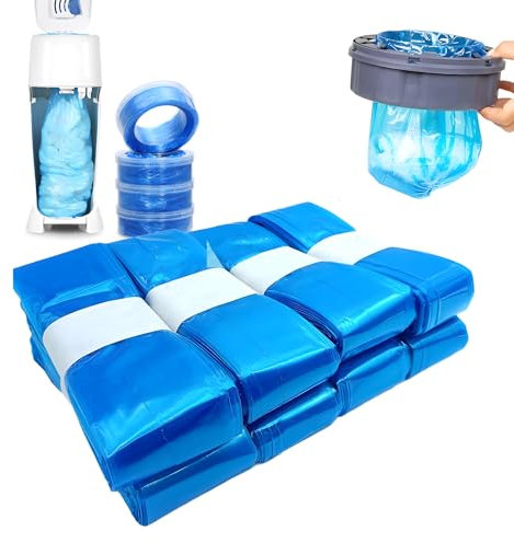 BEYGIH 8pcs Nappy Bin Refill, Compatible with Tommee Tippee Twist & Click, Angelcare and all others, 4.5m Long, Smellproof, Baby Refills Diaper Pail Liner Disposal Sacks Holds up to 280 Diapers
