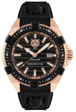 Philipp Plein Herren Uhr Analog Quarz URBAN Pulse PSFDA0424 Silikon