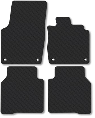 VW ID.7 (2024+) [Tourer] 5mm Rubber Car Mats | Heavy Duty Rubber Tailored Fit Floor Mats Full Coverage Durable Waterproof Accessories Easy Clean Anti Slip Made in the UK