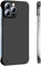 FAOMSEBS for iPhone 15 Pro Case Borderless Slim (Bare Metal Feel) [Ultra Thin as No Cover on] Rapid Heat Dissipation Cooling Cover for iPhone 15 Pro Phone Case, Hard PC Resilient Shockproof Case 2023