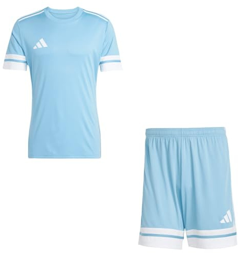 adidas Herren Set Trikot + Hose Squadra 25 Team Light Blue/White S
