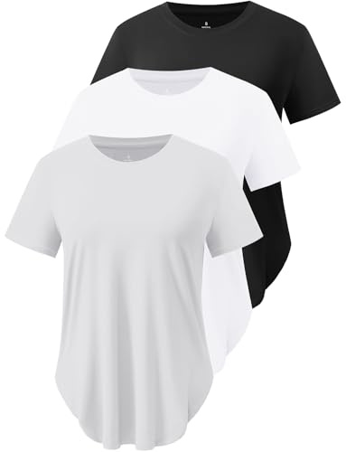 Star Vibe UV Sport Tshirt Damen Sportshirt Funktionsshirt Kurzarm 3 Stücke