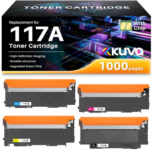 117A Toner Set kompatibel für HP W2070A W2071A W2072A W2073A Toner mit Chip für HP Color Laser MFP 179fwg 178nwg 150nw 179fnw 150a 178nw (Schwarz Cyan Gelb Magenta 4er-Pack)
