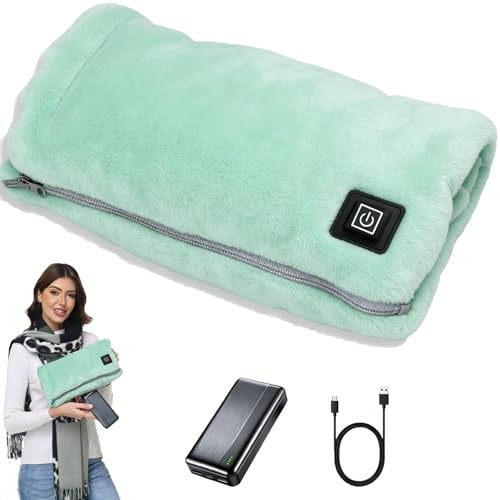 Ahigh Handwärmer Elektrisch, 10000mAh Akku USB Wiederaufladbarer, Handwärmer Kinderwagen 3-Stufen-Heizung & Flanell-Material, Taschenwärmer Adventskalender Füllung Geschenke für Frauen Männer