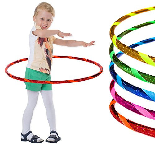 Super Star Kinder Hula Hoop Reifen Ø70cm, Red-Orange