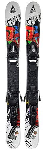 GPO Snowblade Snowkid | Kurz-Ski inkl. Tyrolia-SR-10-Sicherheitsbindung | 99 cm Länge | Big-Foot-Ski für Herren und Damen