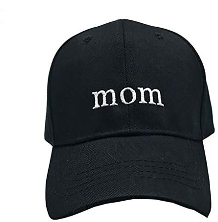 Foetest Kappe Verstellbare Baseballkappe Daddy Hut Kopfschmuck Papa Kappe Hut Sonnenhut Hip-Hop Flach Snapback, Mama (Mom), Einheitsgröße