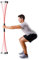 WINBST Sport Schwingstab, 160cm Schwingstab,Multifunktionaler Sport Tremor Fitness Für Hause körperliche Bewegung Yoga Fitness