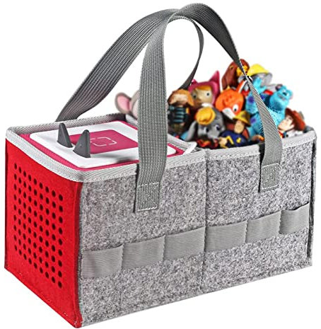 Hounyoln Tragetasche für Toniebox Audio-Player, Starter-Set, Filz-Organizer-Tasche für Tonie-Starter-Set, Aufbewahrungstasche