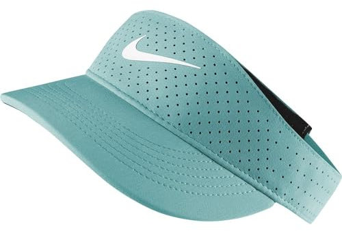 Nike Women's Nikecourt Advantage Tennis Visor, Washed Teal/White, Standard Size