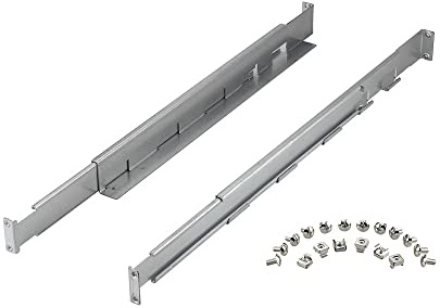 Lapara Guía Ajustable Rack 19 480mm - 780mm fijación Frontal LA-2000