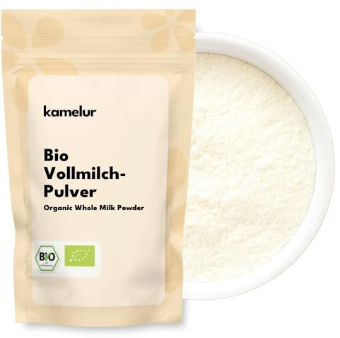 Kamelur Bio Vollmilchpulver (1kg) - Milchpulver für Vollmilch aus biologischer Landwirtschaft