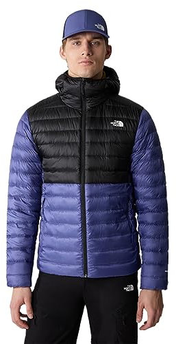 THE NORTH FACE - Piumino con cappuccio da uomo Resolve - Cave Blue/TNF Black, L
