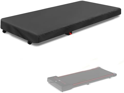 Aidetech Untertisch-Laufbandabdeckung, staubdichte Gehunterlage, wasserdichte Schutzhülle für Gehband, Büro, unter dem Schreibtisch (schwarz)