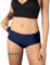BeMee Daytime Seamless Hipster, Nahtloser, hauchdünner Perioden-Slip, Menstruations-Unterwäsche, auslaufsicher bei mittlerer bis starker Blutung für Mädchen und Teenager, blau, Größe S