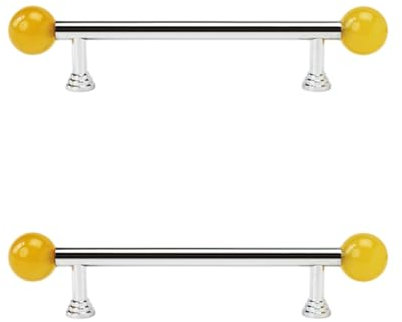 IhLuX Crystal Glass Cabinet Door Knobs Cupboard Wardrobe Drawer Pull Handles Cabinet Knobs 2Pcs Retro Crystal Jade Cabinet Wardrobe Handle Cabinet Door Long Handle Pink (Color : Pink, Size : Mm)