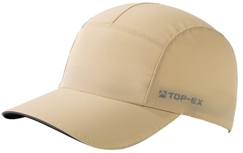 TOPEX XL/XXL wasserdichte Baseball Cap Herren UPF 50 Running Cap Sommer Kappe Sonnenhut Basecap Sports Golf Cap Tennis Laufkappe Khaki L/XL