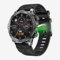 OHUGNA Military Smart Watch mit LED-Taschenlampe, Bluetooth Anrufe tätigen/beantworten, 1,43“ HD Outdoor Tactical Rugged Smartwatch, Sport Fitness Tracker Uhr mit Gesundheitsmonitor, Schlafmonitor
