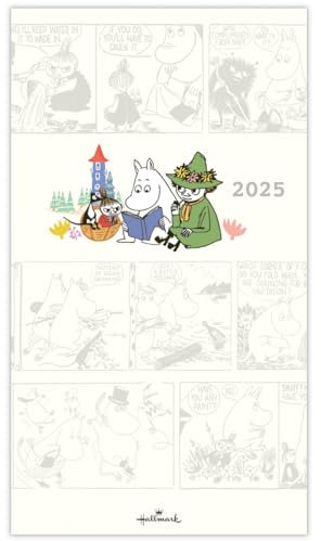 Japan Hallmark Mumin-Notizbuch 2025 Slim Monthly 835-019 (Begins Oktober 2024)