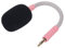 Micro de Remplacement pour Barracuda X Casque de Jeu sans Fil, Microphone Antibruit Détachable de 3,5 Mm pour Barracuda X Casque de Jeu sans Fil (P-Ink)