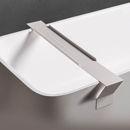 PGKTKCWH Premium-Badewannentablett, Badewannenablage mit Langen Latten, Badewannenregal aus Metall, perfekt zum Entspannen und Lesen im Home-Spa, passt in die meisten Badewannen, Hochzeitsg