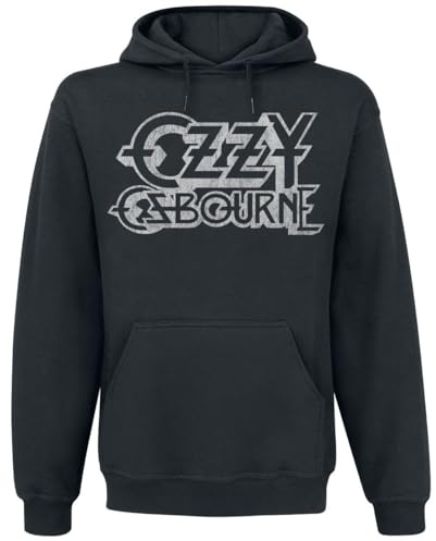 Ozzy Osbourne Vintage Logo Männer Kapuzenpullover schwarz