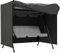 Outsunny Funda Balancín Jardín Funda Columpio Jardín Exterior Cubierta de Columpio con 2 Cremalleras Impermeable 177x114x152 cm Gris Oscuro