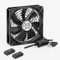 ELUTENG Ventilador USB 120mm Con 2 Adaptadores USB Hembra a Tipo-C Hembra, 3 Velocidades Ajustables PC Ventilador de Refrigeración 5V para PS5/PS4/Ordenador Portátil/TV Box/Router/Laptop, Negro