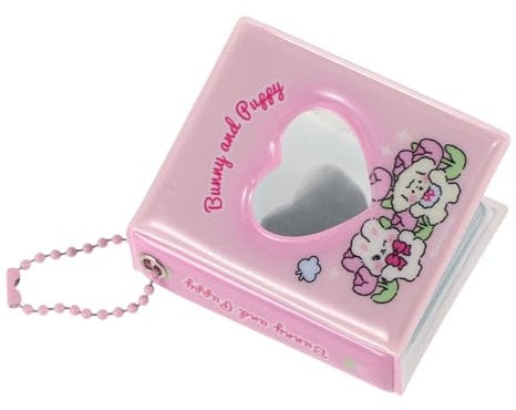 ADOCARN Kpop Photocard Binder Mini Album Mit Herz-design Tragbarer Fotokartenhalter Für Sammler Und Kpop-fans Schlüsselanhänger Für Persönliche Erinnerungen Und Fotoaufbewahrung