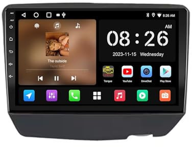 Android 13 9 Pollici Touch Screen Radio con Bluetooth FM RDS DSP WiFi Dual USB Controllo del Volante AHD Android Auto 2 DIN Lettore multimediale Auto per Toyota Yaris 1999-2005(H1 2+32G)