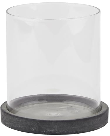 Hill Interiors Amalfi Hurricane Lantern (One Size) (Grey)