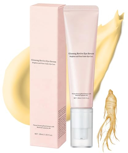 Revive Eye Serum: Ginseng + Retinal, Advanced Eye Cream for Dark Circles And Puffy Eyes, Hydrating Anti Wrinkle Eye Creams, Eyes Cream Anti Aging for Wonen&Men, Korean Skincare, 30ml