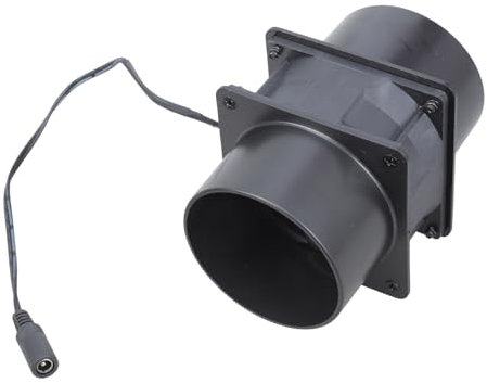 8cm Duct Fan 12V 1.35A Energy Efficient Inline Blower with Removable Design for Kitchen Pet Areas Double Bearing Ventilation