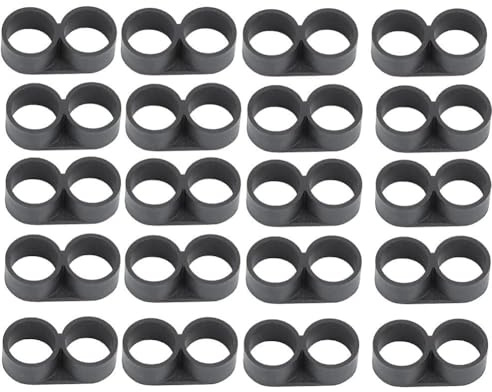 ZYLARUM 100Pcs Drip Irrigation End Caps | 16mm & 20mm Water Tube Plugs | Garden/Greenhouse/Lawn Accessories | Long - Lasting Plastic Fittings for Winterization (16mm)