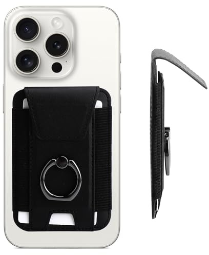 GZRXIOUS Plånbok med ring, korthållare tunn mobiltelefon korthållare magnetisk