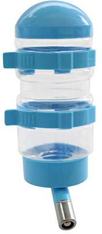 DELIFUR Portable Dog Travel Water Kettle Cat Dog Water Dispenser Pet Travel Water Bottle Foldable Pet Dog Cat Travel Water Drinking Feeder (Blue)