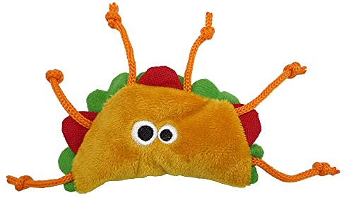 Cosmi Pet LLC 19006514: Toy Cat Tabby Taco | Playful design felines bat, kick and carry during energetic play sessions, sparks natural instincts at home every single day