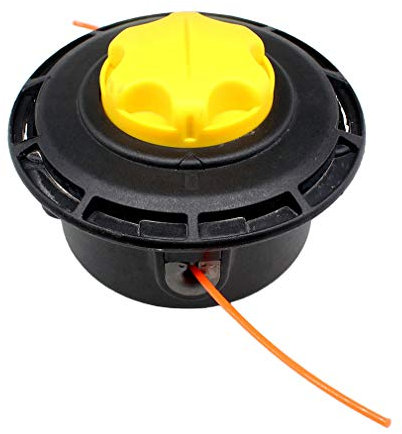 AISEN Doppelfadenkopf mit Tippautomatik Fadenspule Mähkopf Easy Load für Fuxtec Benzin Motorsense Freischneider Multitool
