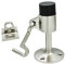 Stainless Steel Door Stop with Hook Wall Mount Door Bumper Metal Lock Door Holder Heavy Duty Wear-Resistant(Sliver)
