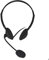 LINK LKHS03 CUFFIA CON MICROFONO ORIENTABILE, CONNETTORE 1 X 3,5 MM E CONTROLLO VOLUME