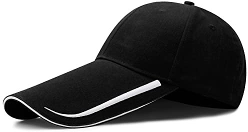 Casquette Homme 14cm Longue visière Grande tête Homme Grande Taille Causal Peaked Chapeaux Cool Chapeau De Pêche Homme Plus La Taille 55-60 cm 60-65cm