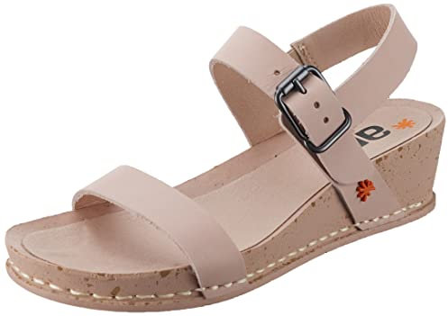 ART Immaginate, Sandali con Zeppa Donna, Rosa, 40 EU