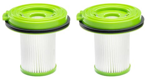 Greenworks Staubsauger HEPA Filters (2-Pack), Grün, Grau, Schwarz