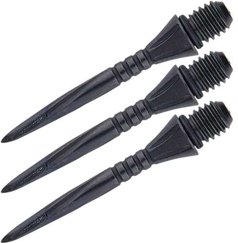 Unicorn Swytch Volute Converta Darts Points | Steel with Titanium Coating | Black | 27 mm | Pack of 3