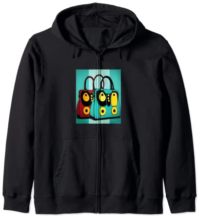 Handtasche Framer Pop Art Handtasche Liebhaber Kapuzenjacke