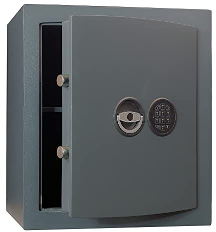 FELGNER Waffentresor Colt E 1-50 | Waffenschrank Safe Tresor für Kurzwaffen & Munition Widerstandsgrad 1 (EN 1143-1) | Elektronisches Tastenkombinations-Schloss | Feuerschutz | 500 x 435 x 400 mm